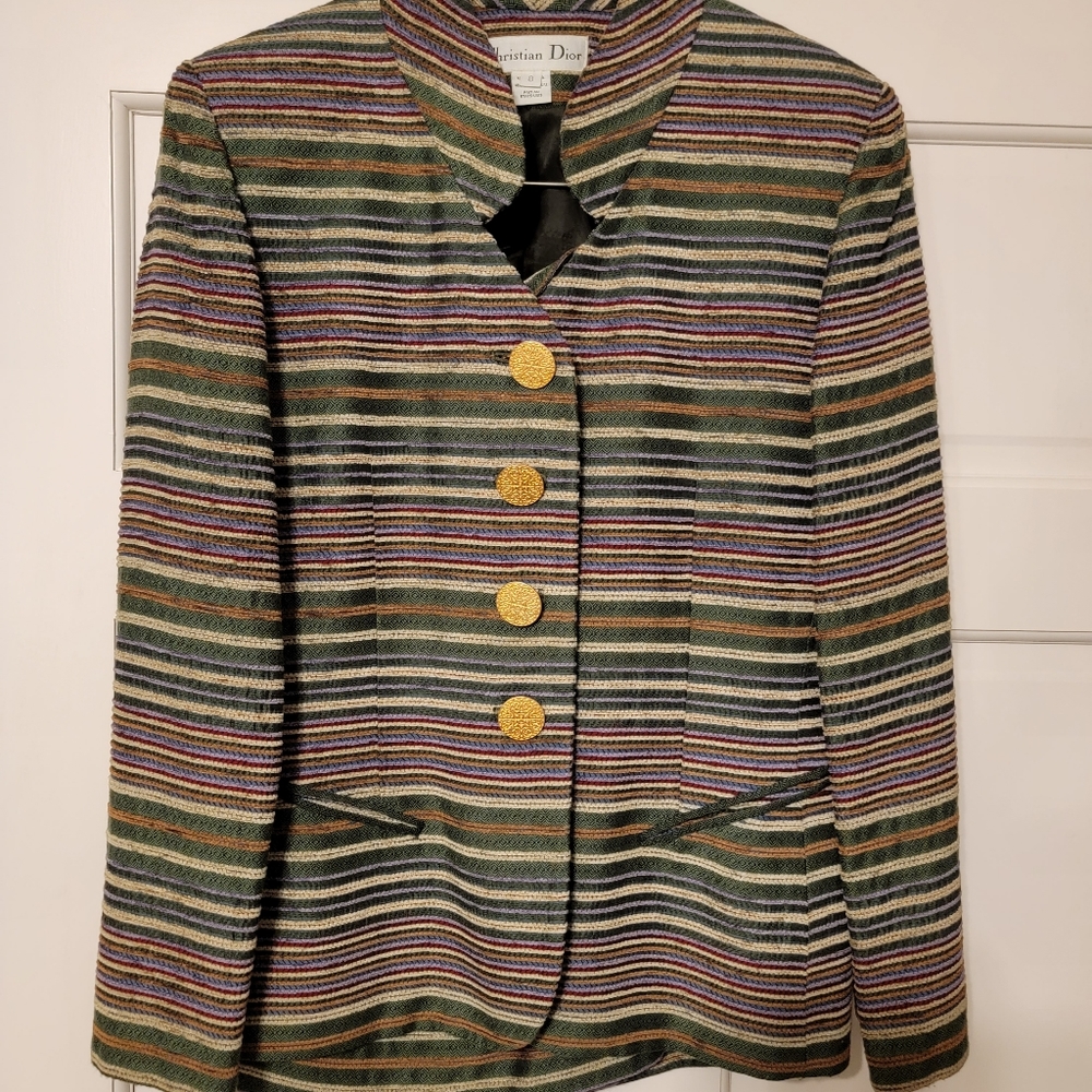 Vintage Christian Dior Women's Jacket and Skirt Set